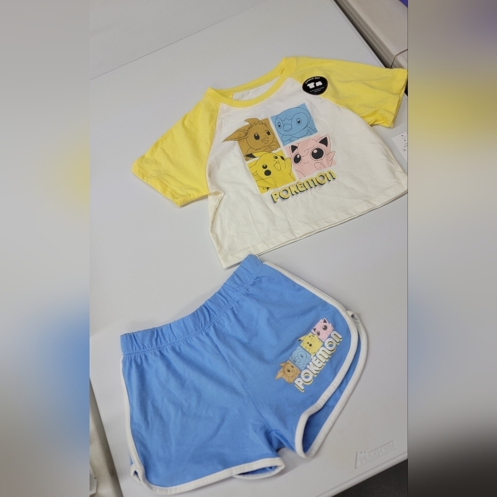 Pokemon Kids Pajama Set - Size S NEW